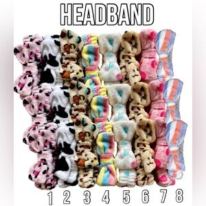 Spa Plush Headband with Bow